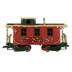 New‎ Bright Christmas Train with Multicolored Lights Decal